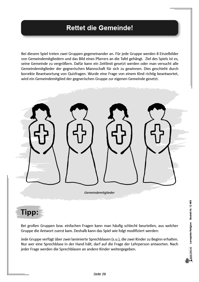 Religion Lernspiele Spielen Im Religionsunterricht