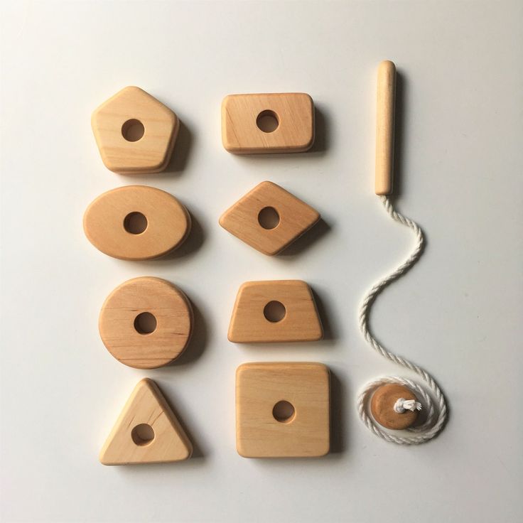 Holz Figuren Lernspiel Klötze