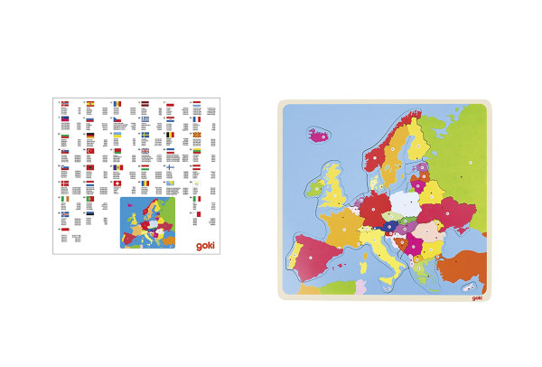 Lernspiele Europa Puzzle Einlegepuzzle Europa Puzzle Länderpuzzle Lernpuzzle Neu