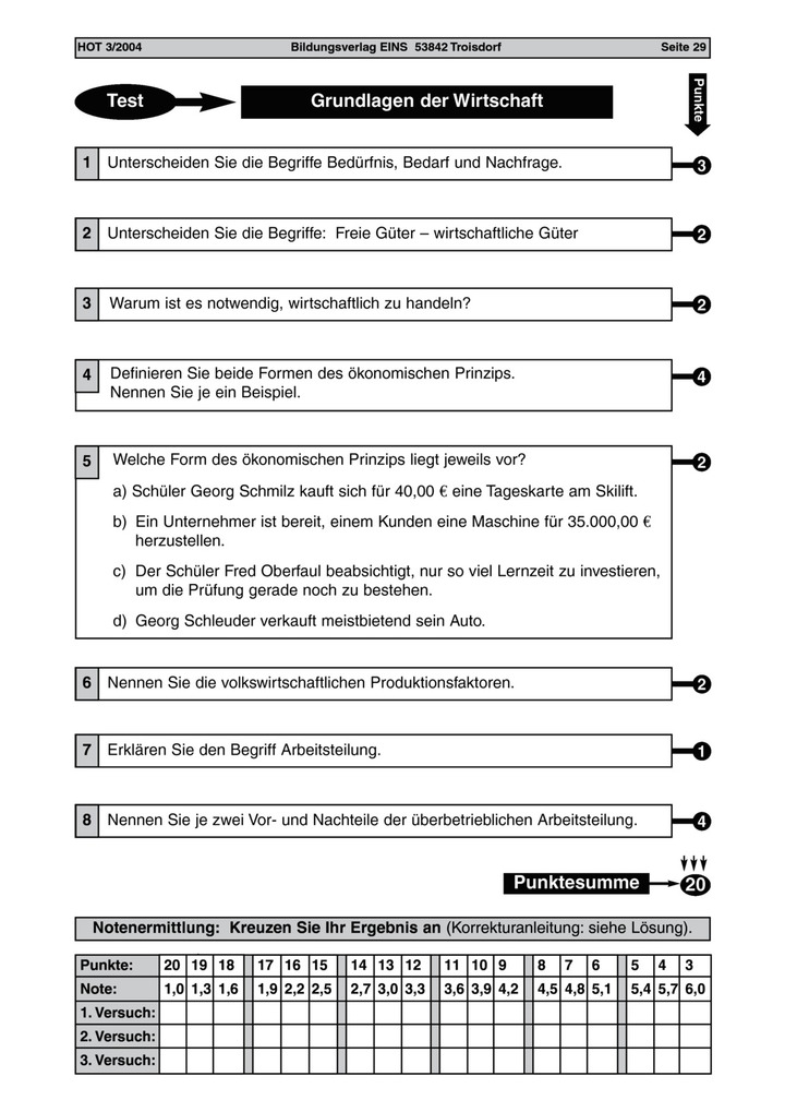 Lernspiele Cornelson Wirtschaft Stationenlernen Wirtschaft / Pdf, Ab 10 J.