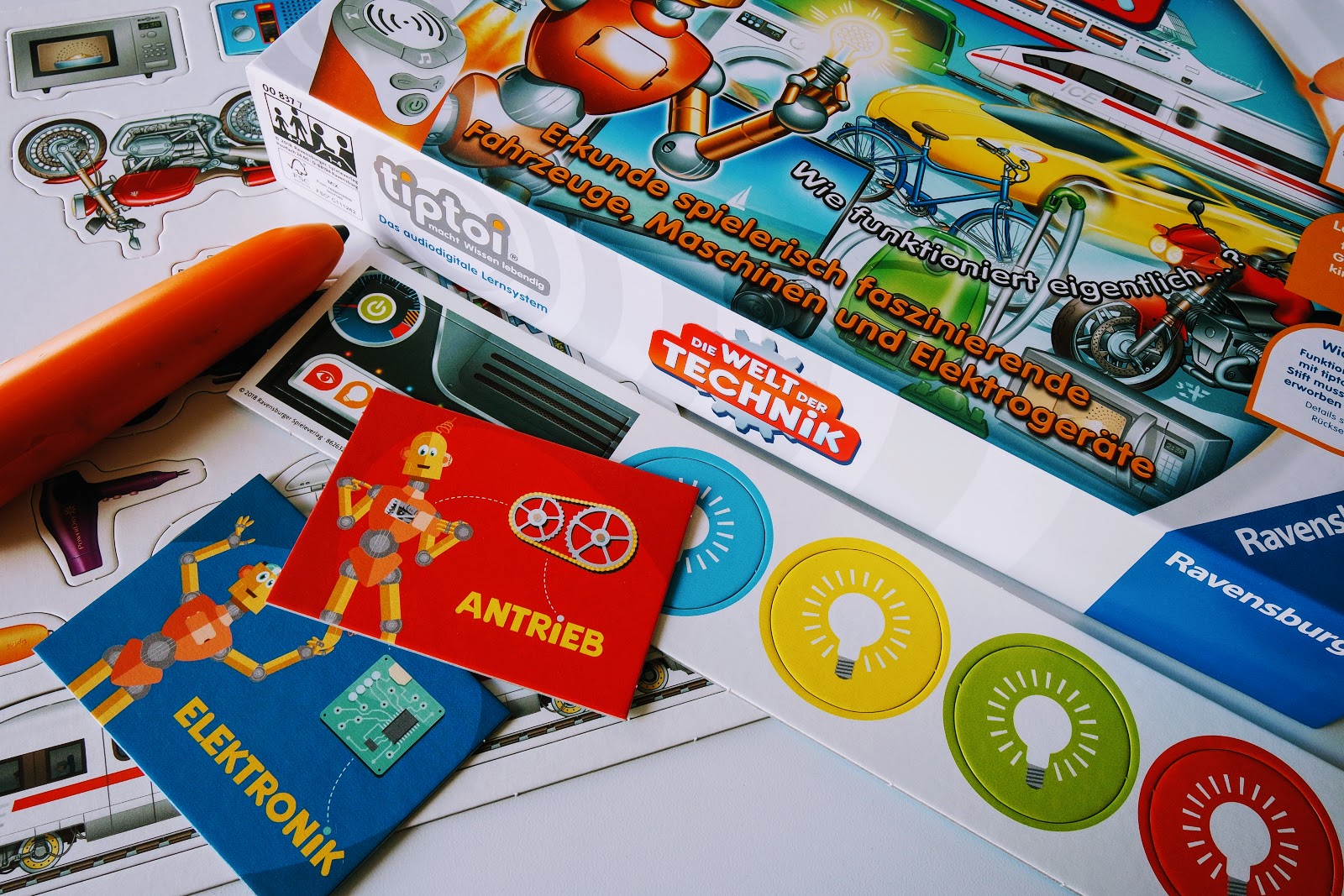 Ravensburger Tiptoi Lernspiel Die Welt Der Technik 00837 Ravensburger 00777 Spielwelt Verkehrsschule Für Tiptoi Lern