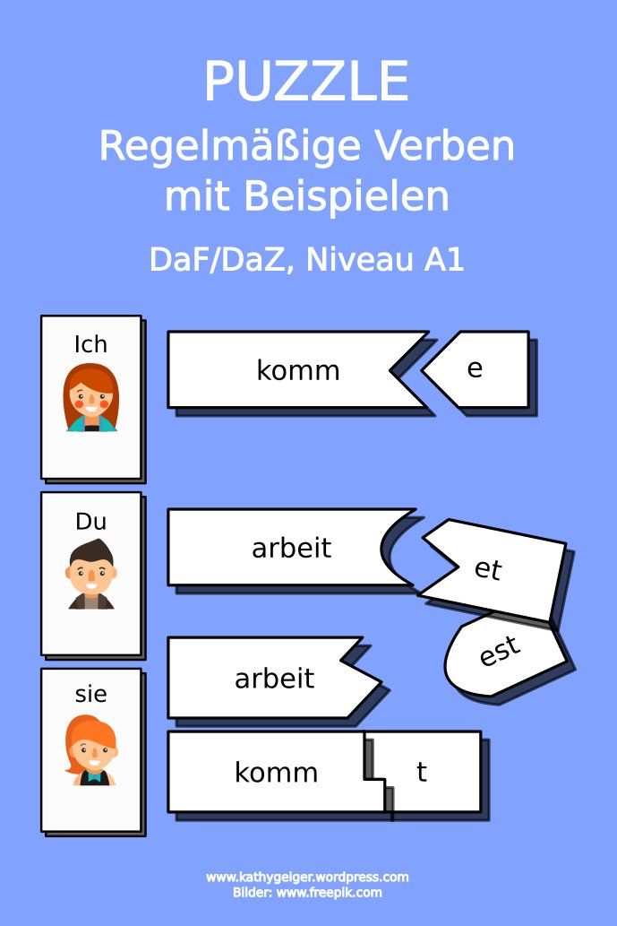 Lernspiel Verben Verben Brettspiel