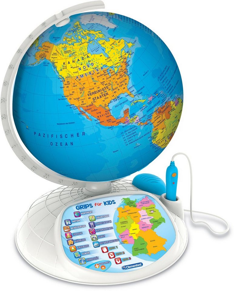 Clementoni Lernspiel Interaktiver Globus Mit App Clementoni Weltentdecker Interaktiver Globus Mit App 69492 Jetzt Kaufen