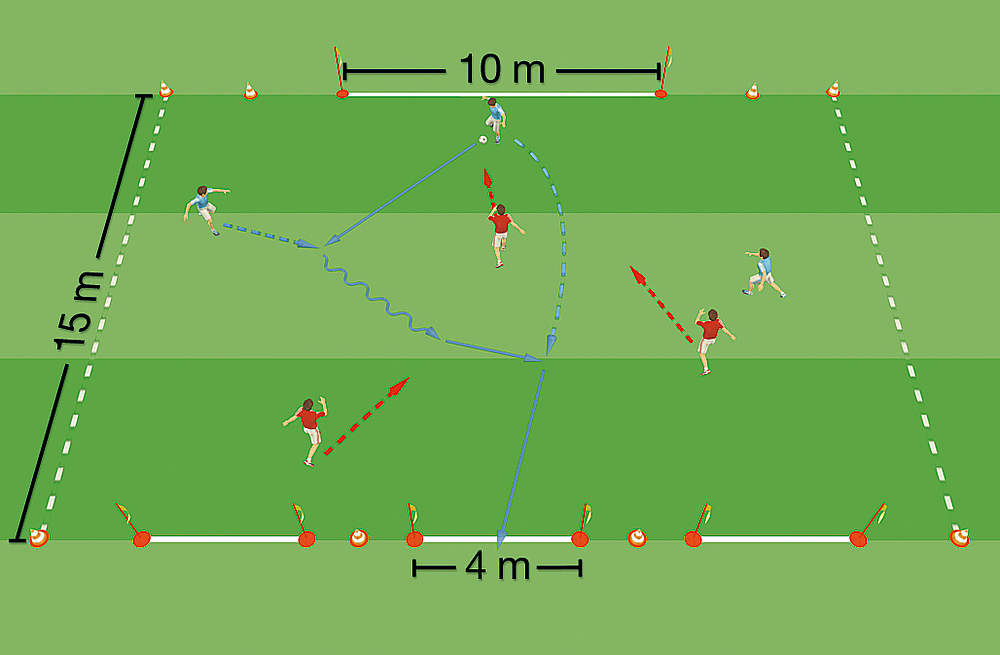 Grundschule Lernspiel Toreschießen Mädchen Spielen Fußball