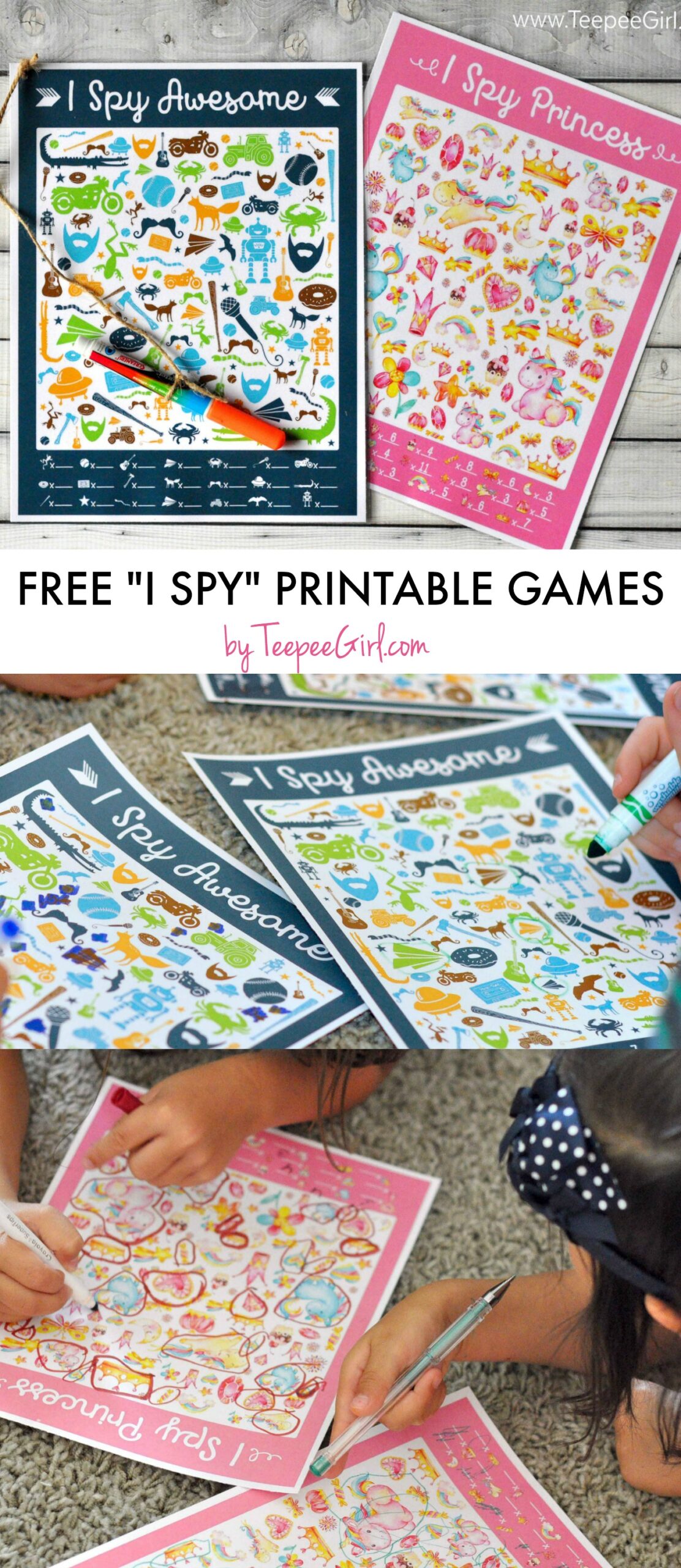 Lernspiel I Spy Back To School I Spy Printable