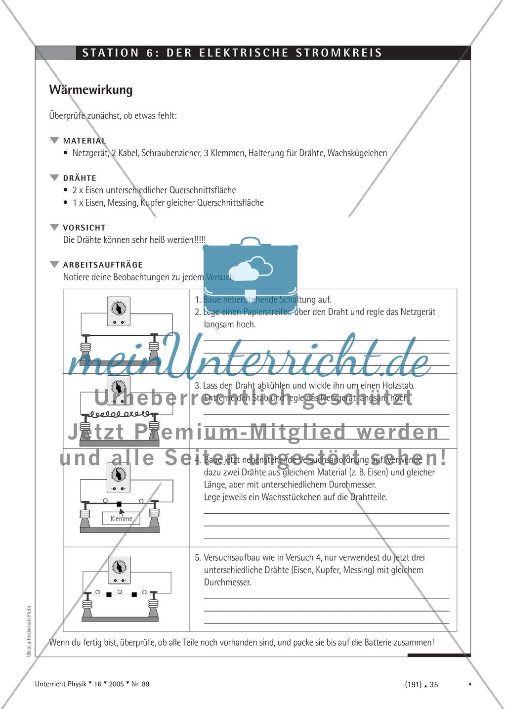 Interaktive Lernspiele Stromkreis Strom Leiten Stromkreis Kleinen Forscher Gemerkt Experimente
