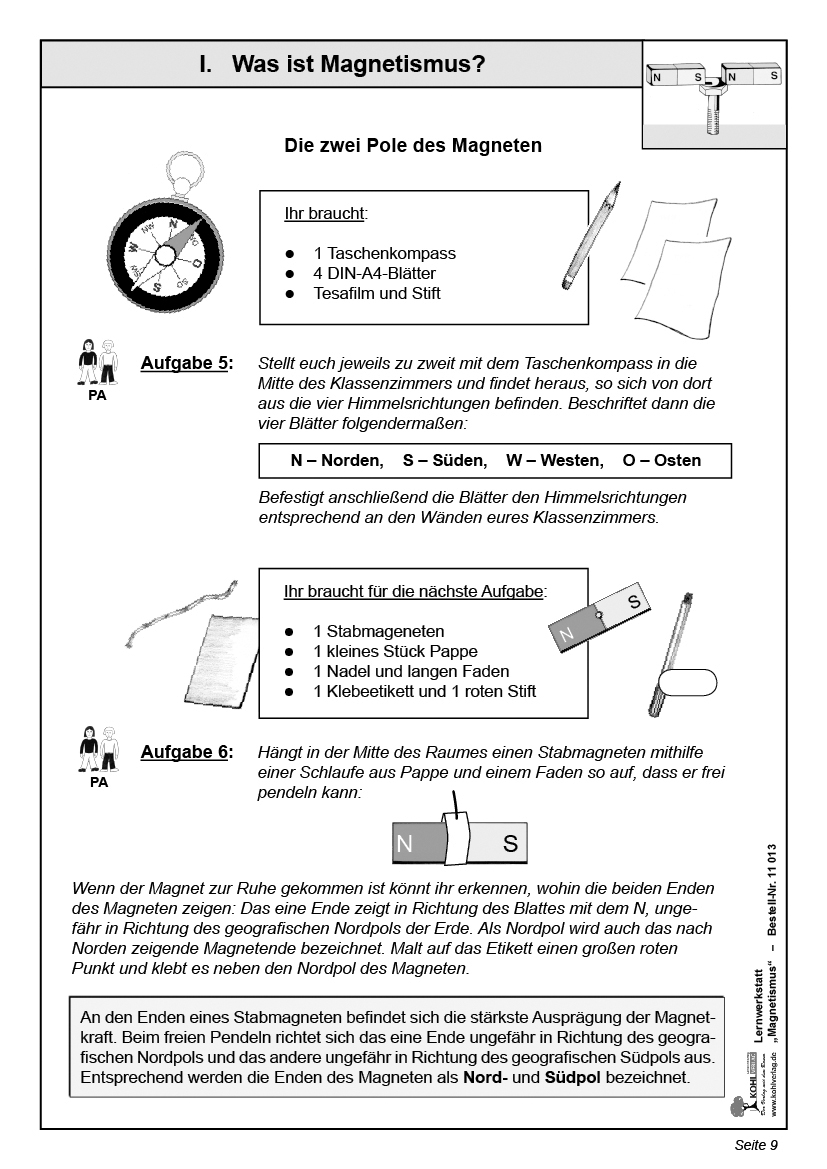 Lernspiele 5 Klasse Realschule Physik Magnetismus Klassenarbeit Zu Magnetismus
