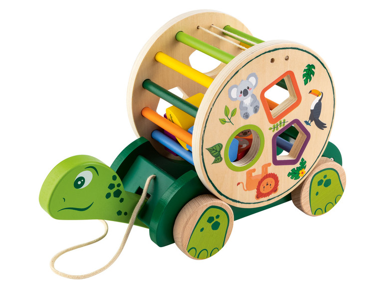 Playtive Junior Holz-lernspiel Schildkröte Pin Auf Sportstunde