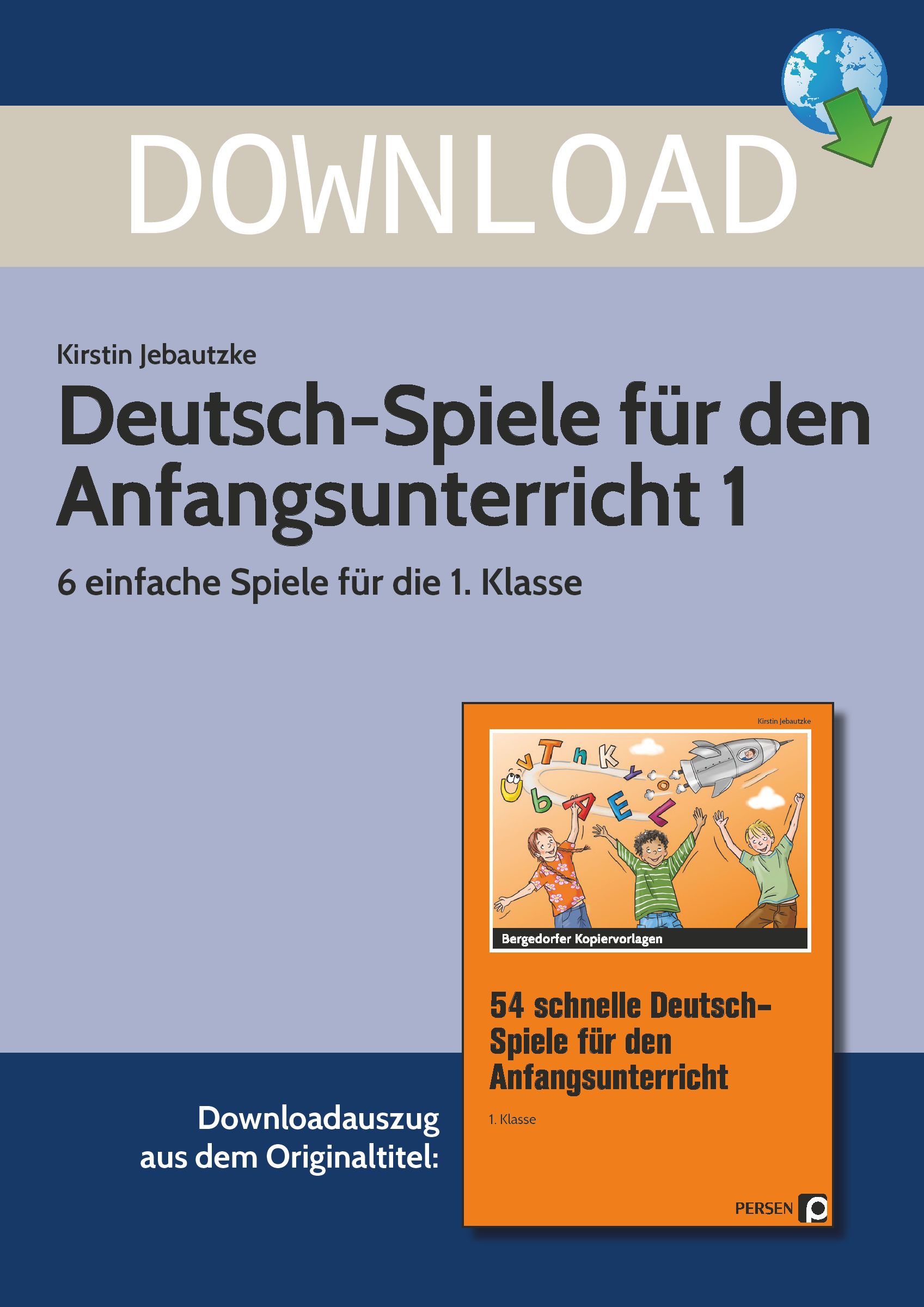 Lernspiele Deutsch Unterricht Sekundarstufe Spiele Im Deutschunterricht