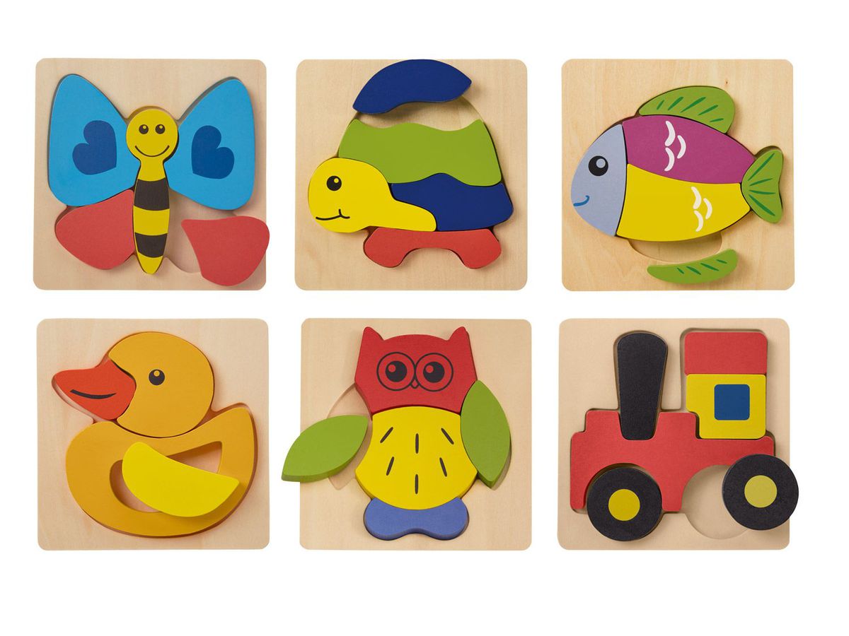 Playtive Junior Holz-lernspiel Puzzle Playtive Junior Playtive® Junior Kinder Lernspiel, Mit…