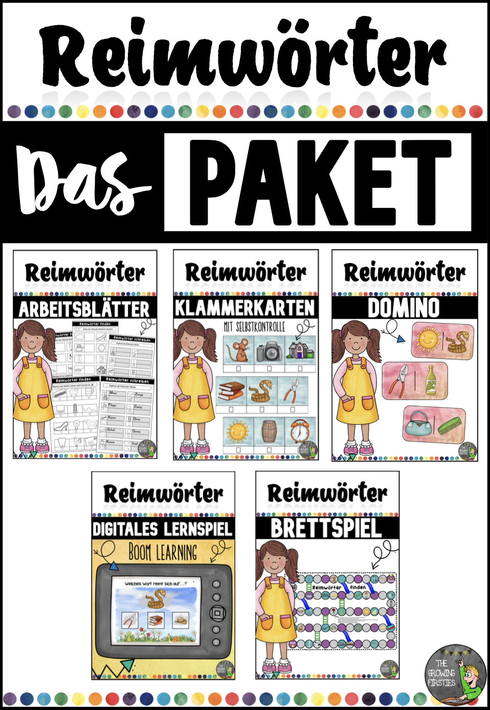 Reim Lernspiel Reimpaare Bilden Reime Spiel Reimworte Lernen