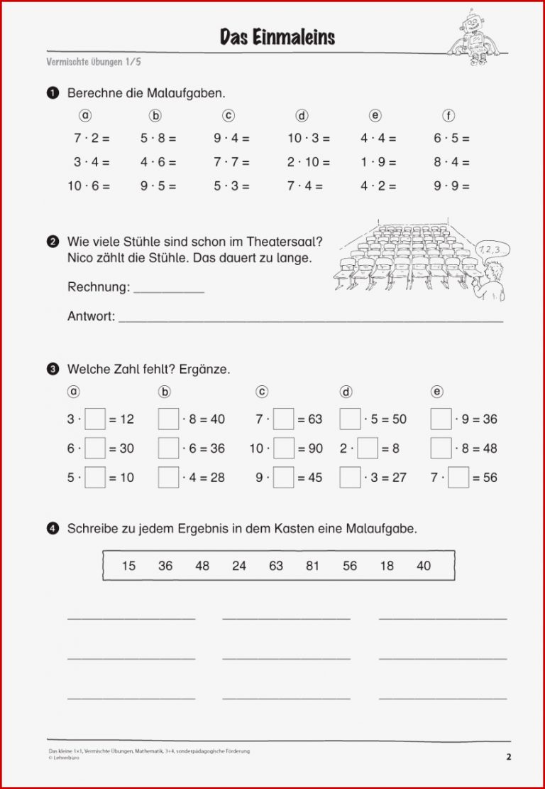 Mathe Lernspiele 4 Klasse Mathe 4. Klasse (kostenlose Arbeitsblätter)