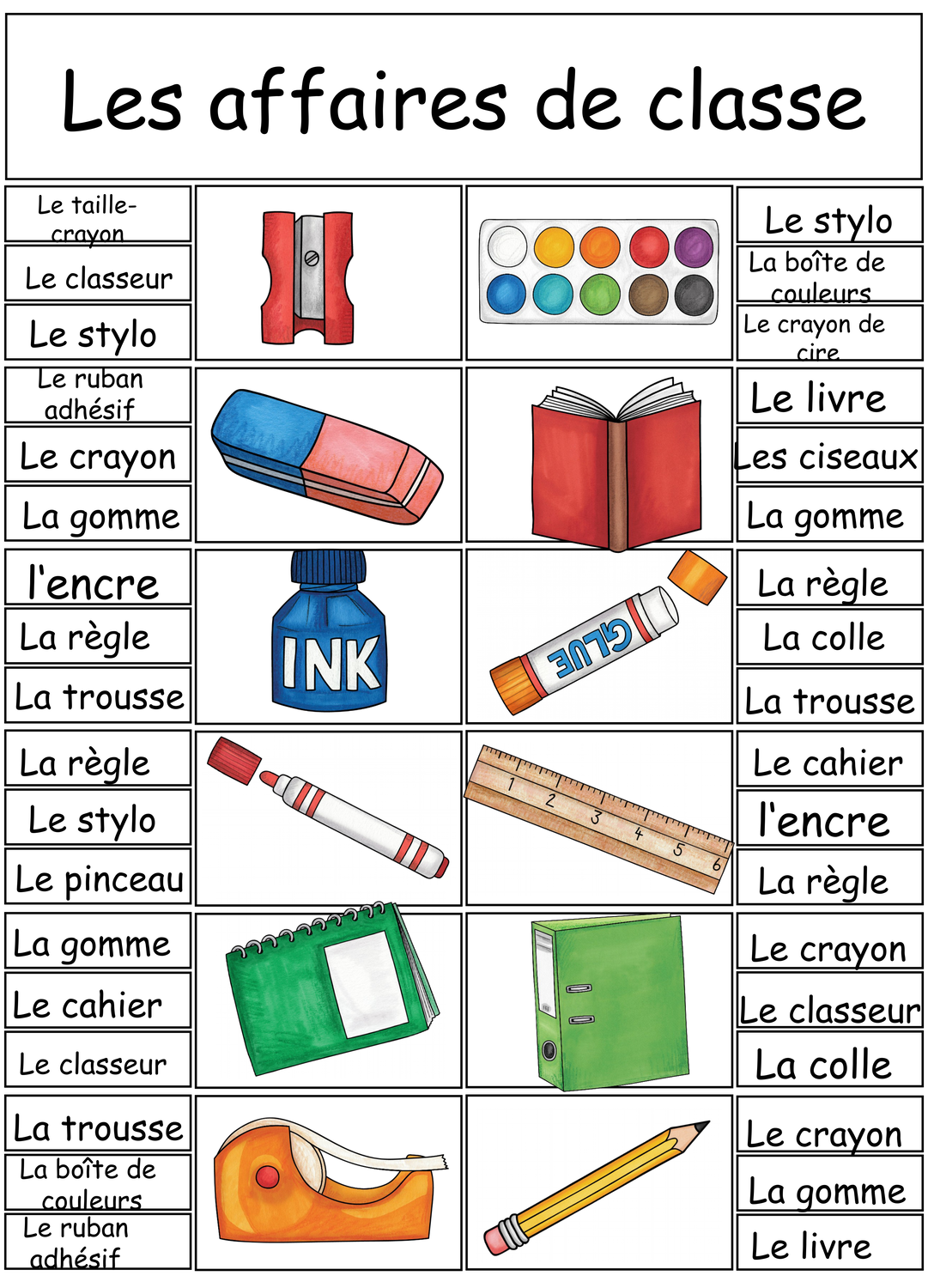 Französisch Lernspiele Karten Bingo: Les Animaux De Compagnie – Unterrichtsmaterial Im Fach