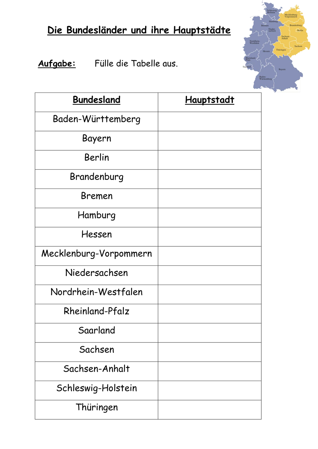 Lernspiel Bundesländer Hauptstädte Ich Kenne Deutschland