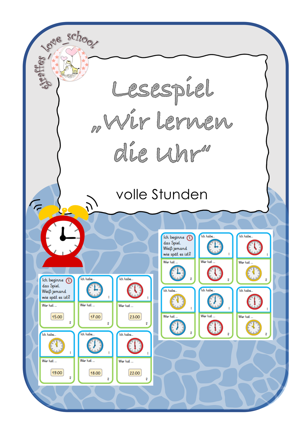 Lernspiel Dose Uhr Jahreszeit Board Game
