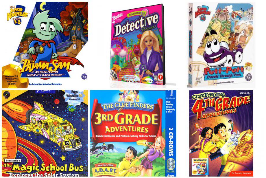 Altes Grundschul Lernspiel Für Computer 90s Jumpstart 2000s Games Mort
