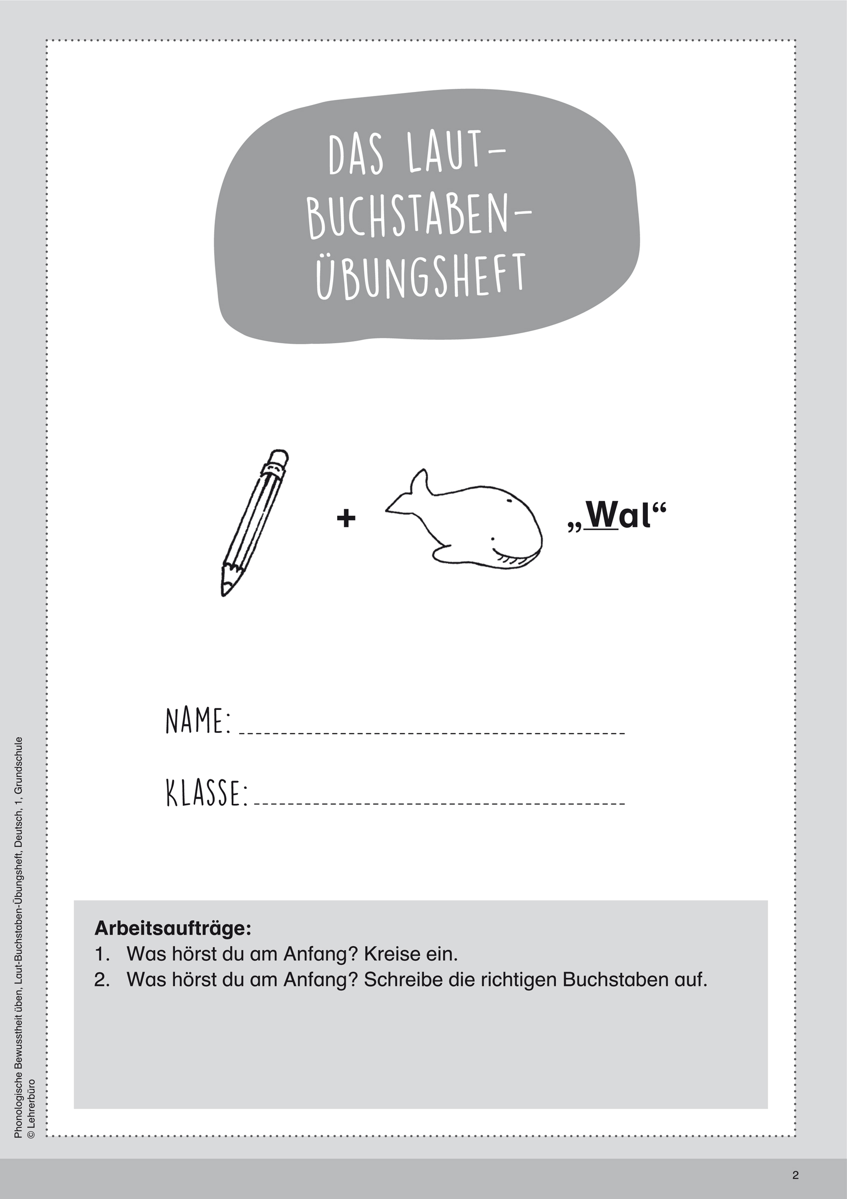 Lernspiel Klasse 1 Phonologische Bewusstheit Bewusstheit Phonologische Grundschule Material Lesetraining Textauszug