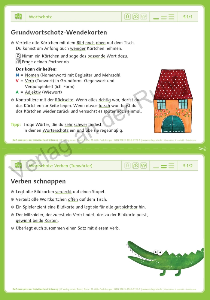 Daz Lernspiele Online Kostenloses Brettspiel Zu Perfektverben Im Daf-unterricht
