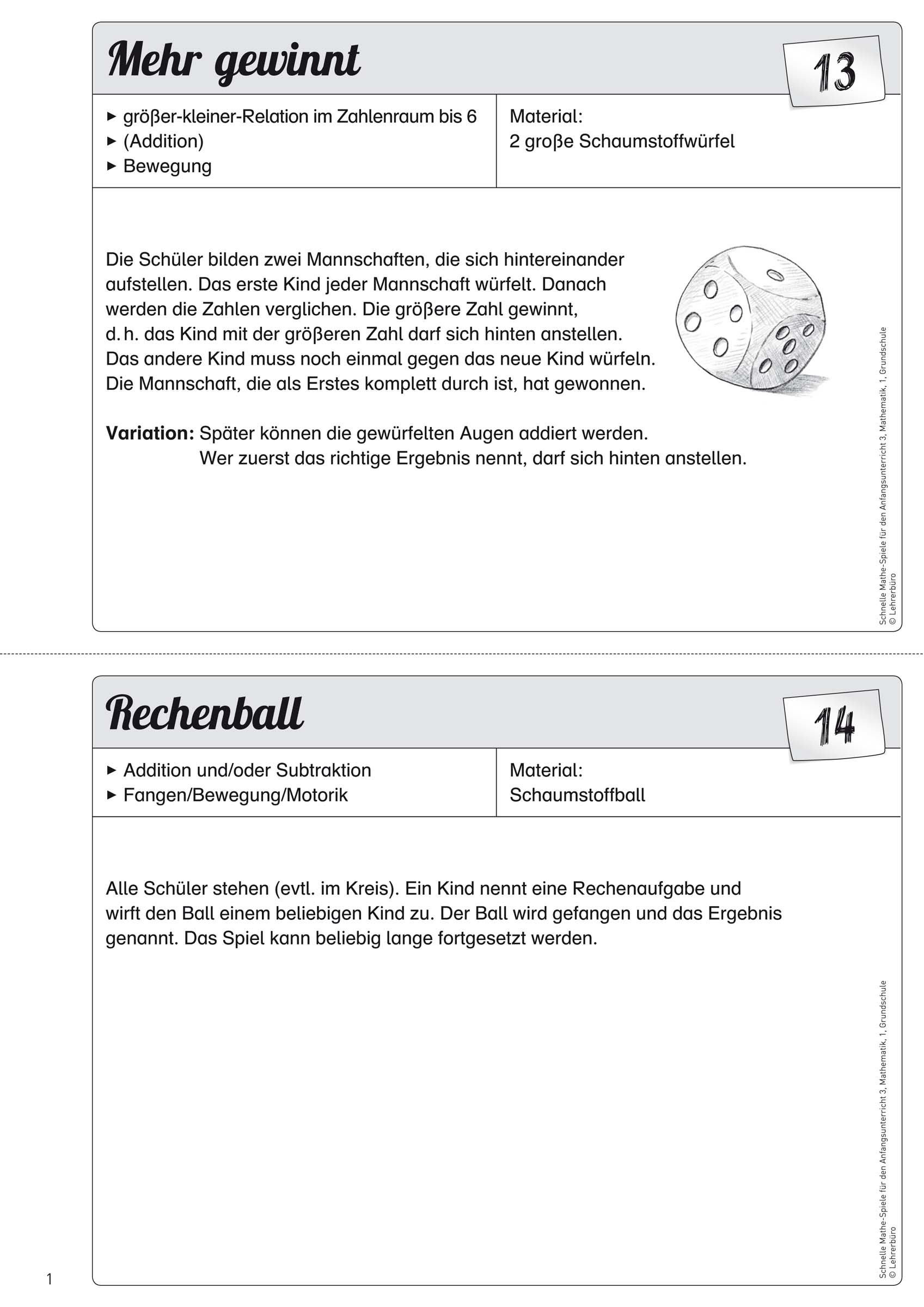 Lernspiele Grundschule Mathe Grundschule Unterrichtsmaterial Mathematik Rätsel Und Spiele Schnelle