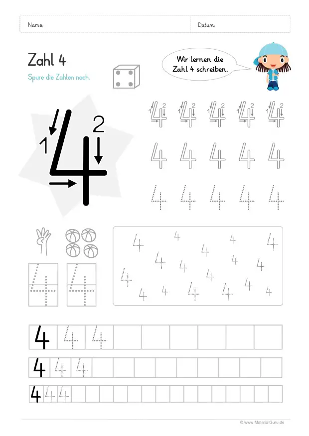 Lernspiele Ab 4 Zahlen Schönes Lernspiel Für Kinder