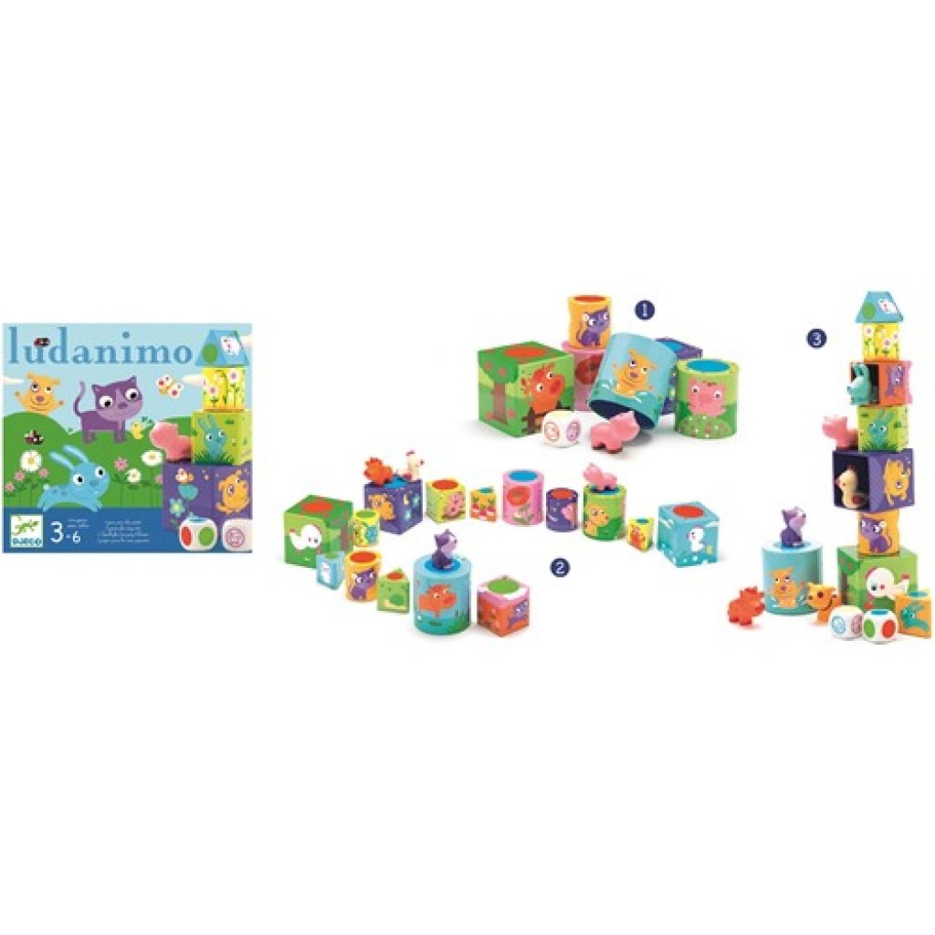 Djeco Lernspiel Holz Coloranimo Dd01550 Djeco Lernspiel Aus Holz