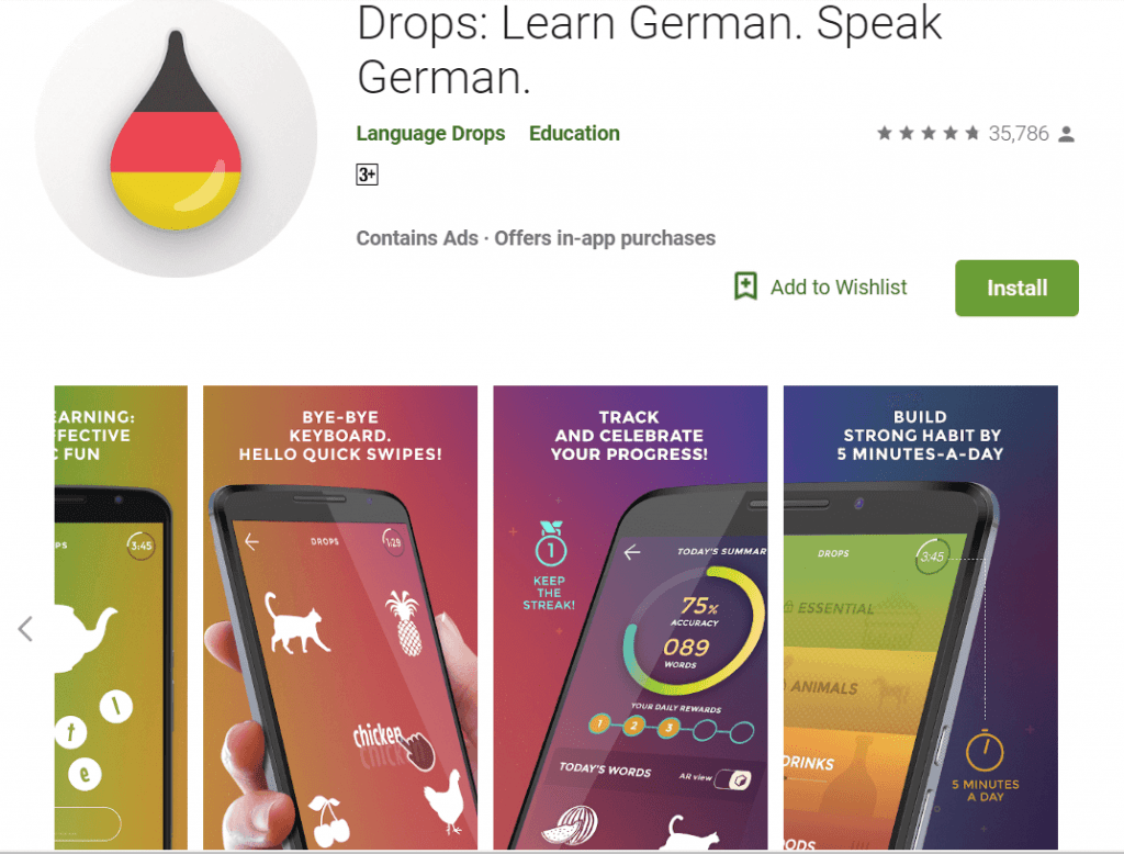 Lernspiele Deutsch App German Learning App By Anya On Dribbble