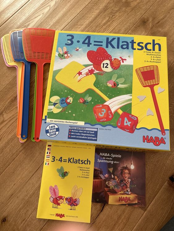 Haba 3 X 4 Klatsch Lernspiel 3 X 4 = Klatsch