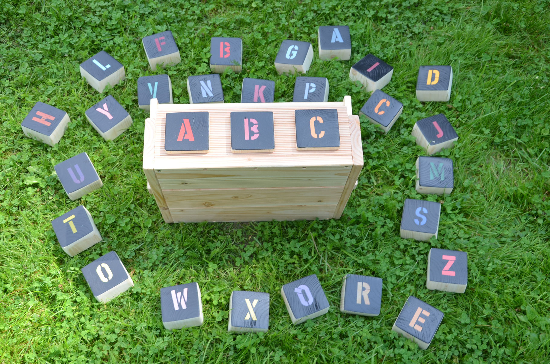 Lernspiel Abc Holz Mein Abc Spiel