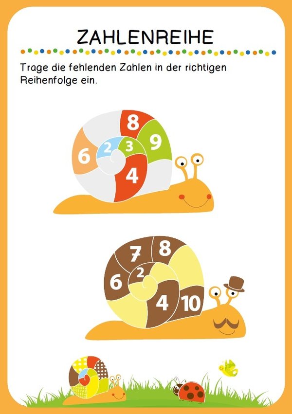 Mein Lernspiel Heft Erste Zahlen Mein Spiel Und übungsbuch: Lesen, Schreiben, Rechnen, Zählen, Tessloff