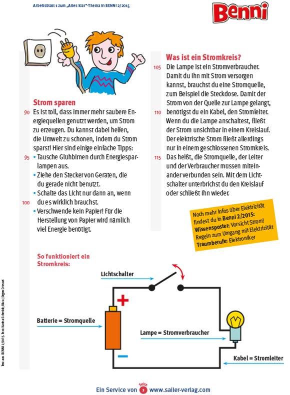 Kinder Strom Lernspiel Strom In Der Grundschule – Verständlich Erklärt