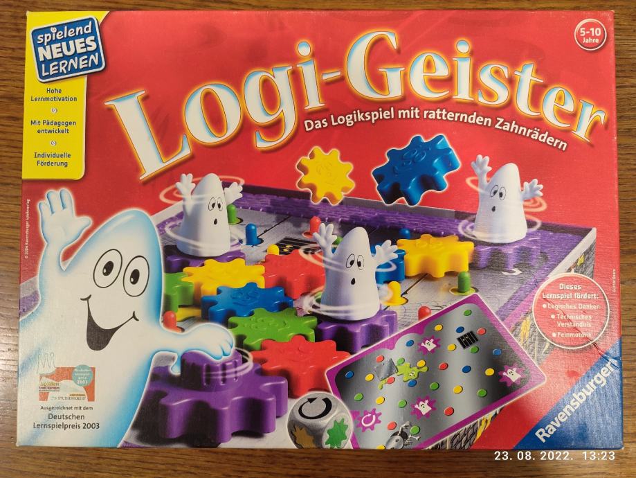 Logi-geister Lernspiel Das Geister Spiel Game Dcp Accessories Boxes Cd Dvd