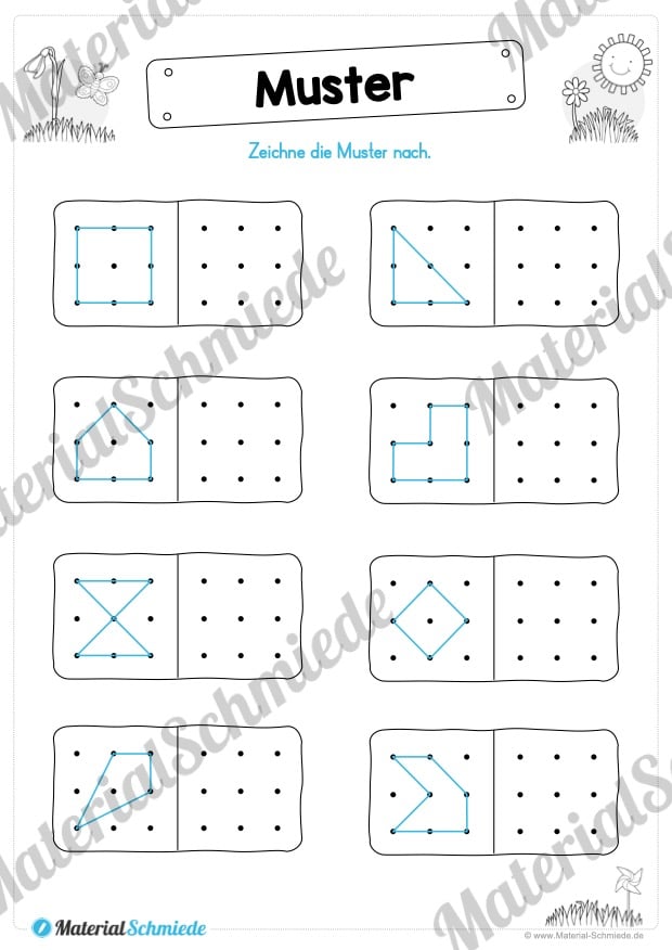 Lernspiele Vorschule Muster Pin Auf Vorschule