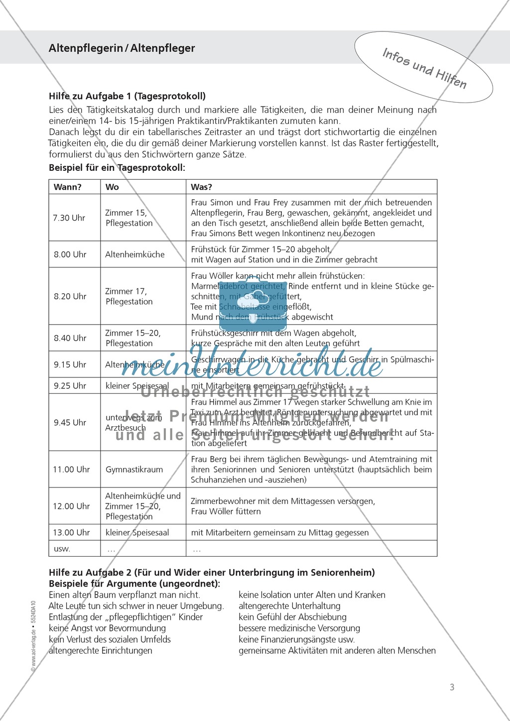 Lernspiele Altenpflege Ausbildung Selbst Erarbeiten 16 Ausbildung Deutsch Daf Arbeitsblätter Pdf & Doc