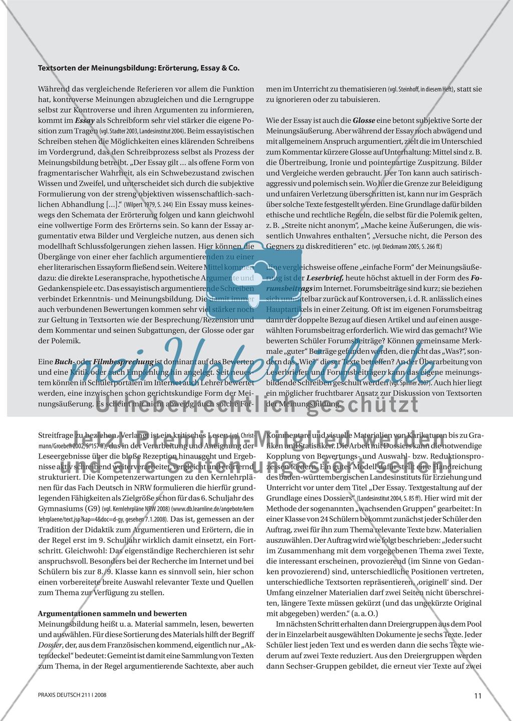 Lernspiele Unterricht Eigene Meinung Meinungen Bilden