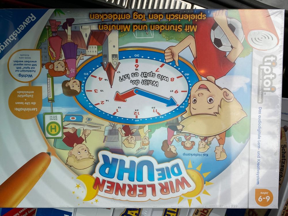 Tiptoi Lernspiel Uhr Ravensburger Tiptoi