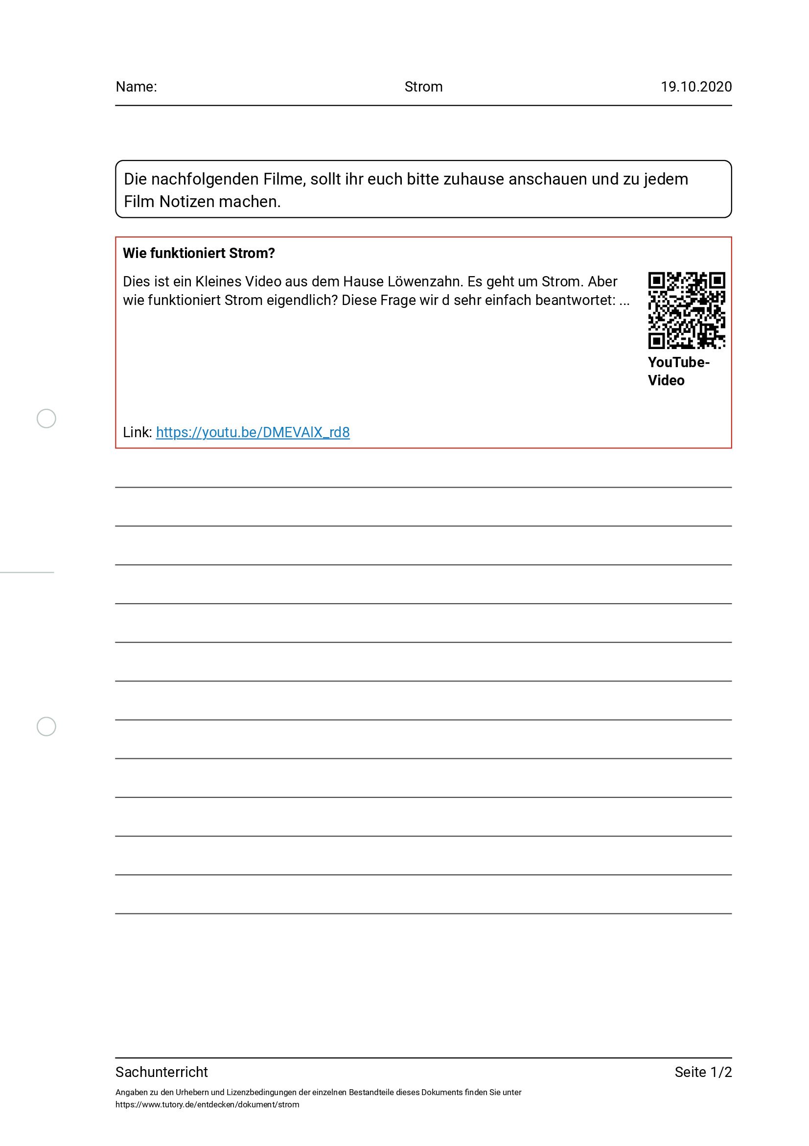 Lernspiele Strom Swm Schon Strom Grundschule Material Kostenlos