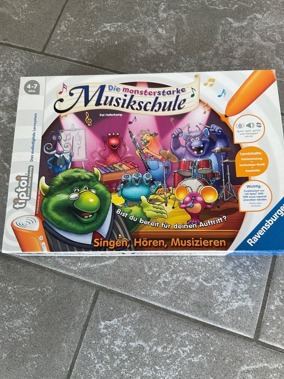 Ravensburger Tiptoi Lernspiel Die Monsterstarke Musikschule Monsterstarke Musikschule, Tiptoi Von Ravensburger