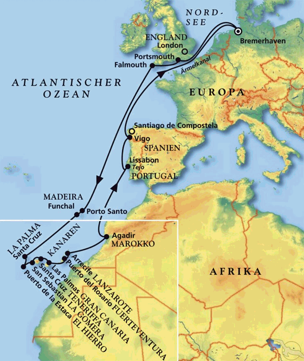 Kreuzfahrt 2026 Kanaren kanaren kreuzfahrt